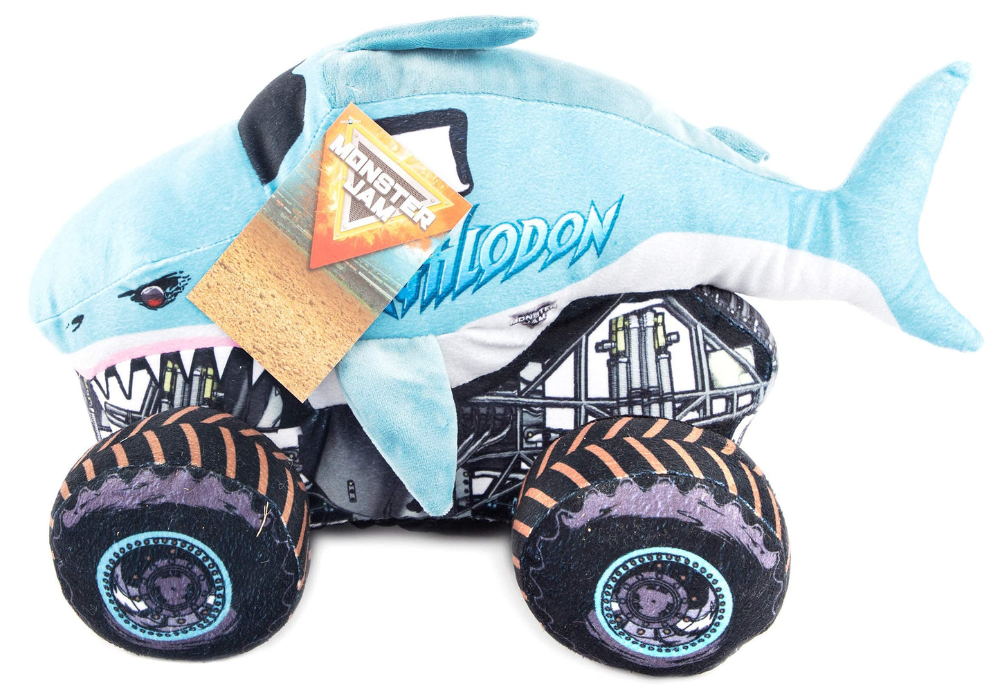 Jay Franco Monster Jam Megalodon Plush Pillow Buddy - 16-Inch Soft Plush