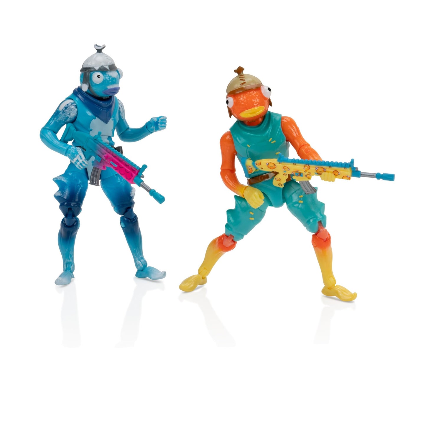Jazwares Fortnite Frozen Fishstick Four Pack – 4-Inch Articulated Figures with Back Bling & Weapons