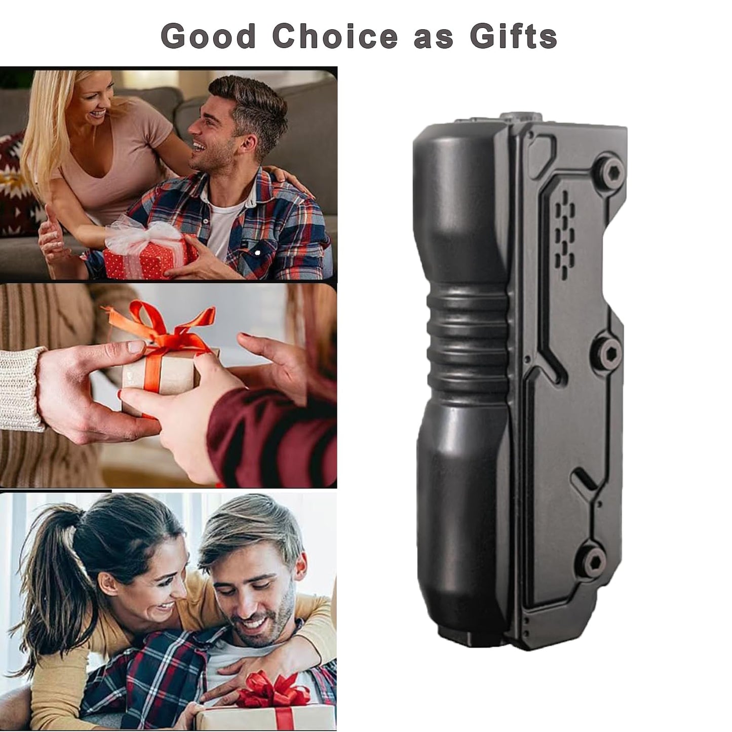 JC JIUCHUANG Fidget Gun Metal – Stainless Steel Fidget Toy for Adults