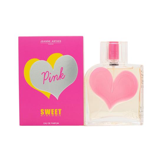 Jeanne Arthes Sweet Sixteen Pink Eau de Parfum 100ml Spray Women's Fragrance