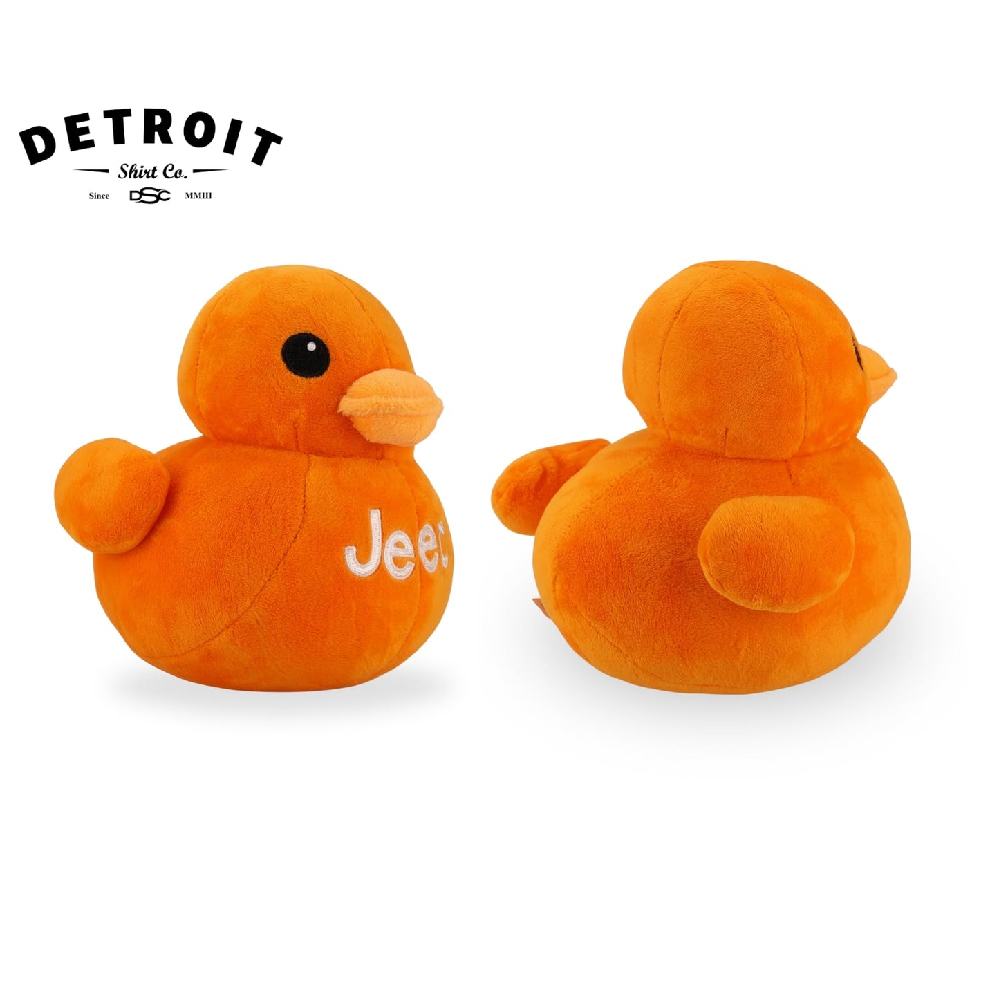 Jeep Text Logo Plush Duck Orange - You’ve Been Ducked (7-inch)