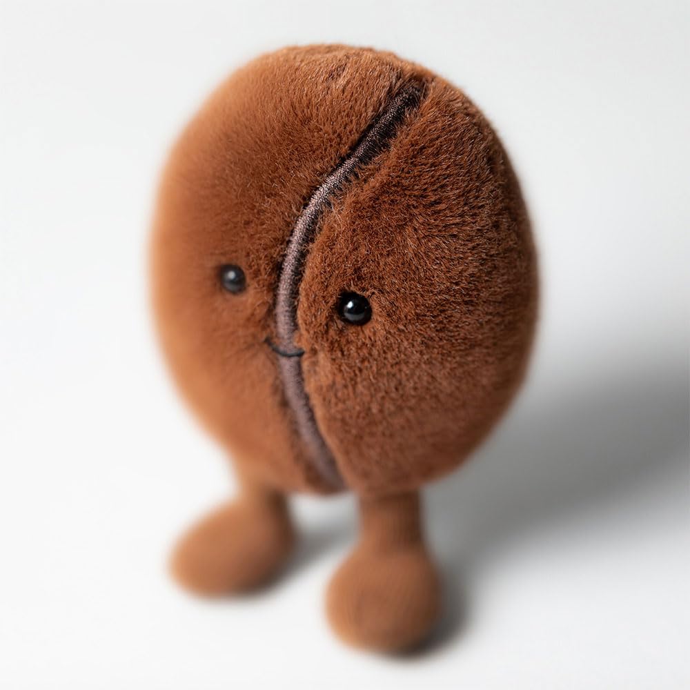 Jellycat Amuseables Coffee Bean Plush Toy - 5 in | Food Plush Gift