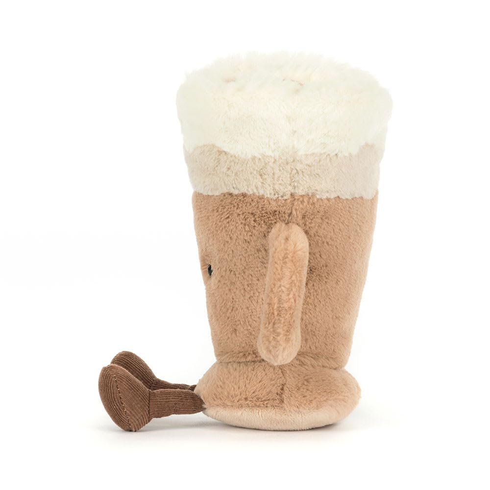 Amuseables Latte Plush by Jellycat – Soft Cafe-Themed Plush Toy