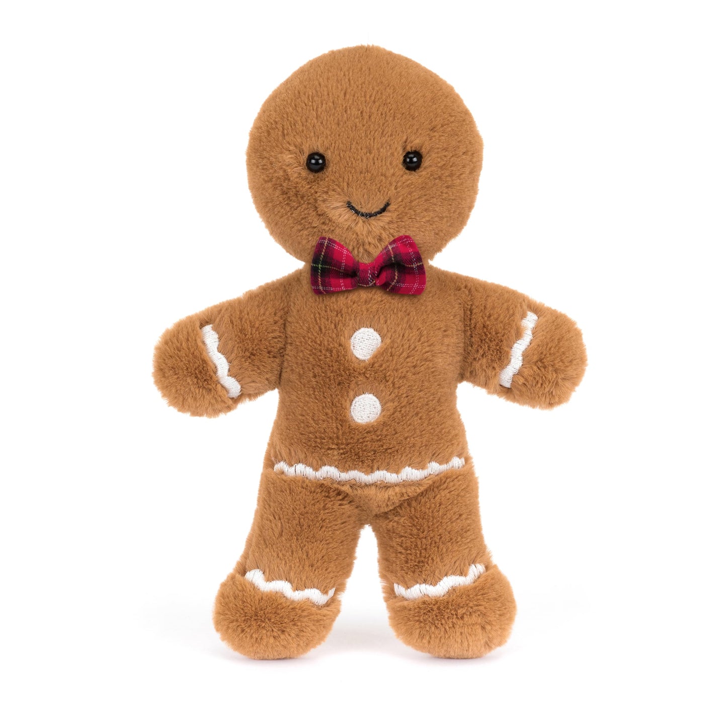Jellycat Jolly Gingerbread Fred Stuffed Toy – 8-Inch Christmas Plush Decor