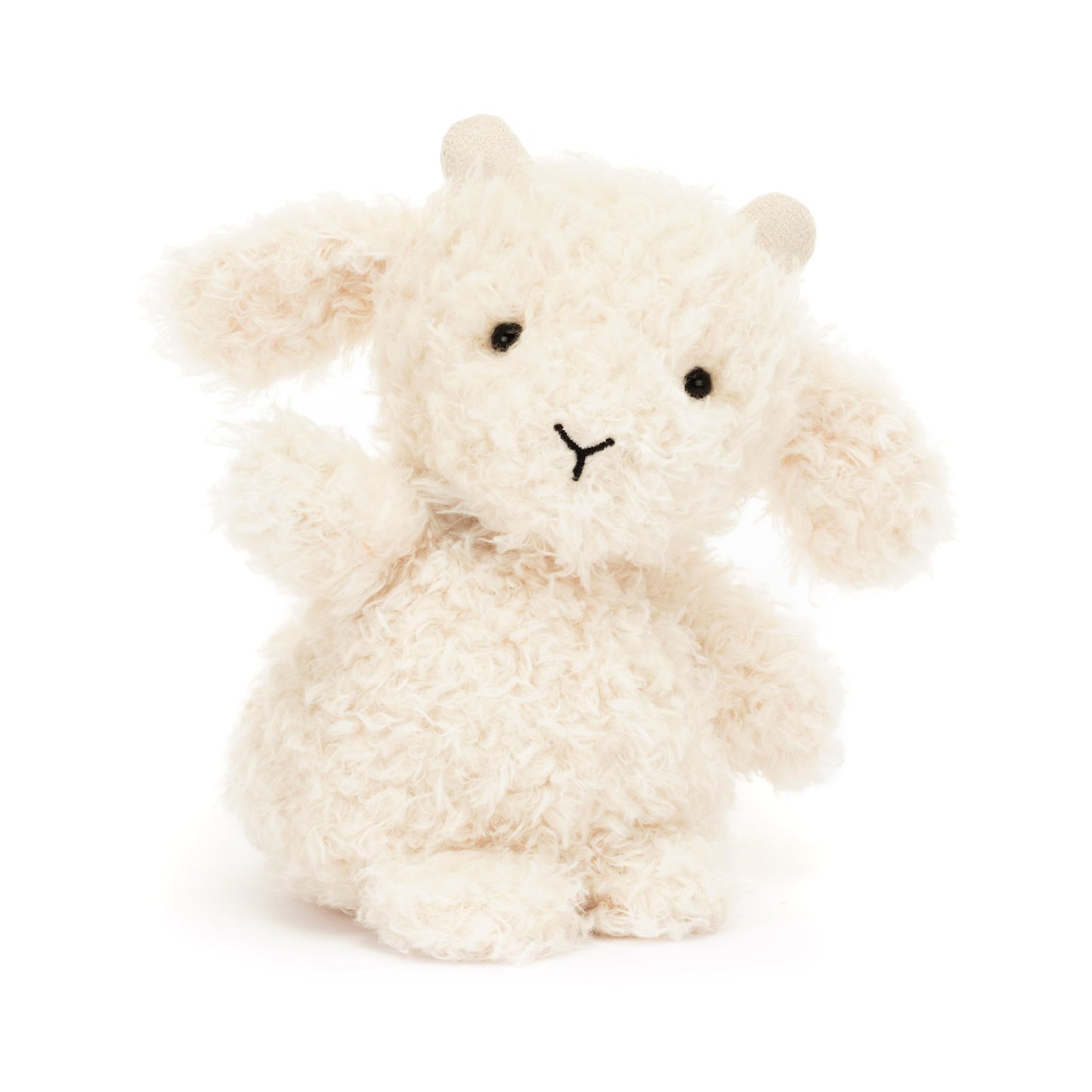 Jellycat Little Goat Stuffed Animal - 7-Inch Farmyard Plush Toy