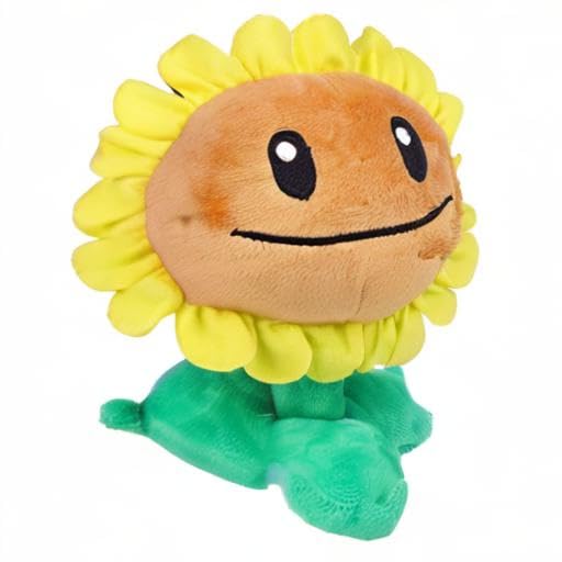 JHESAO PVZ Sunflower Plush – 12-Inch Sunflower Plants and Zombies Soft Toy