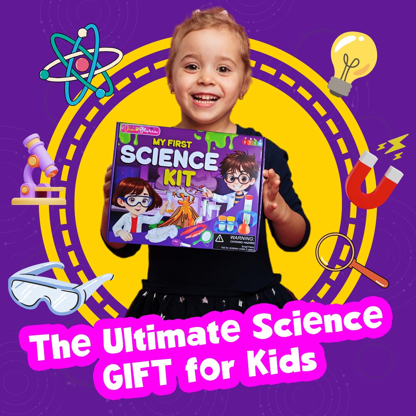 Jim&Gloria Science Kits for Kids – STEM Toys & Chemistry Set (Ages 5–12)