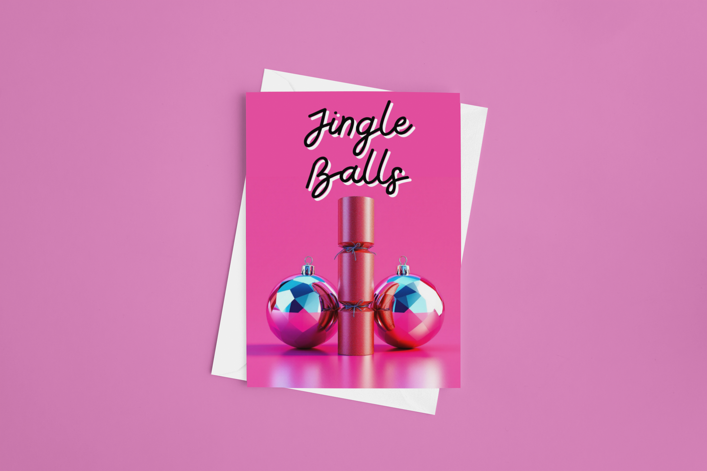 Jingle Balls Christmas Card