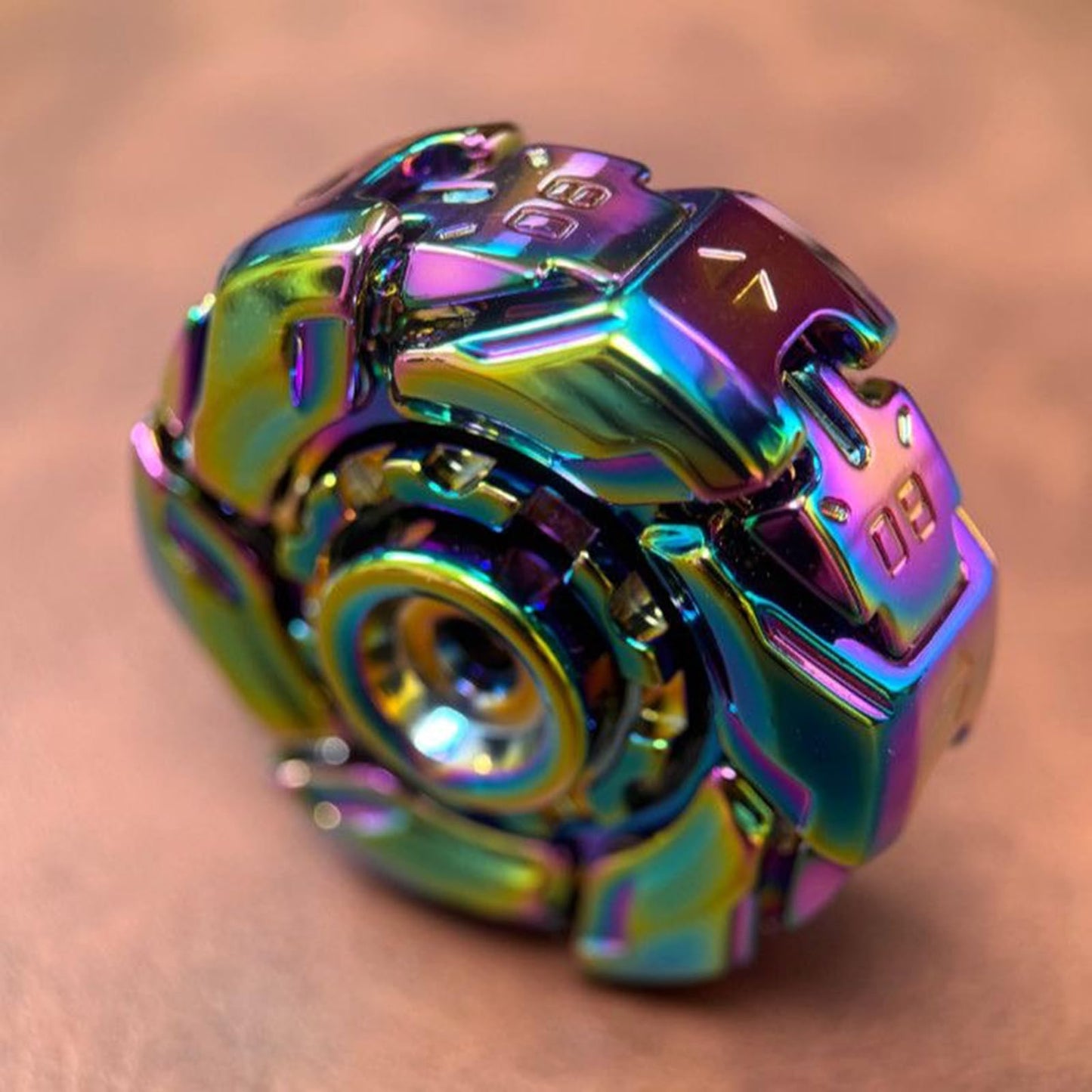 JC JIUCHUANG EDC Fidget Slider — Metal Colorful Clicker Toy for Adults