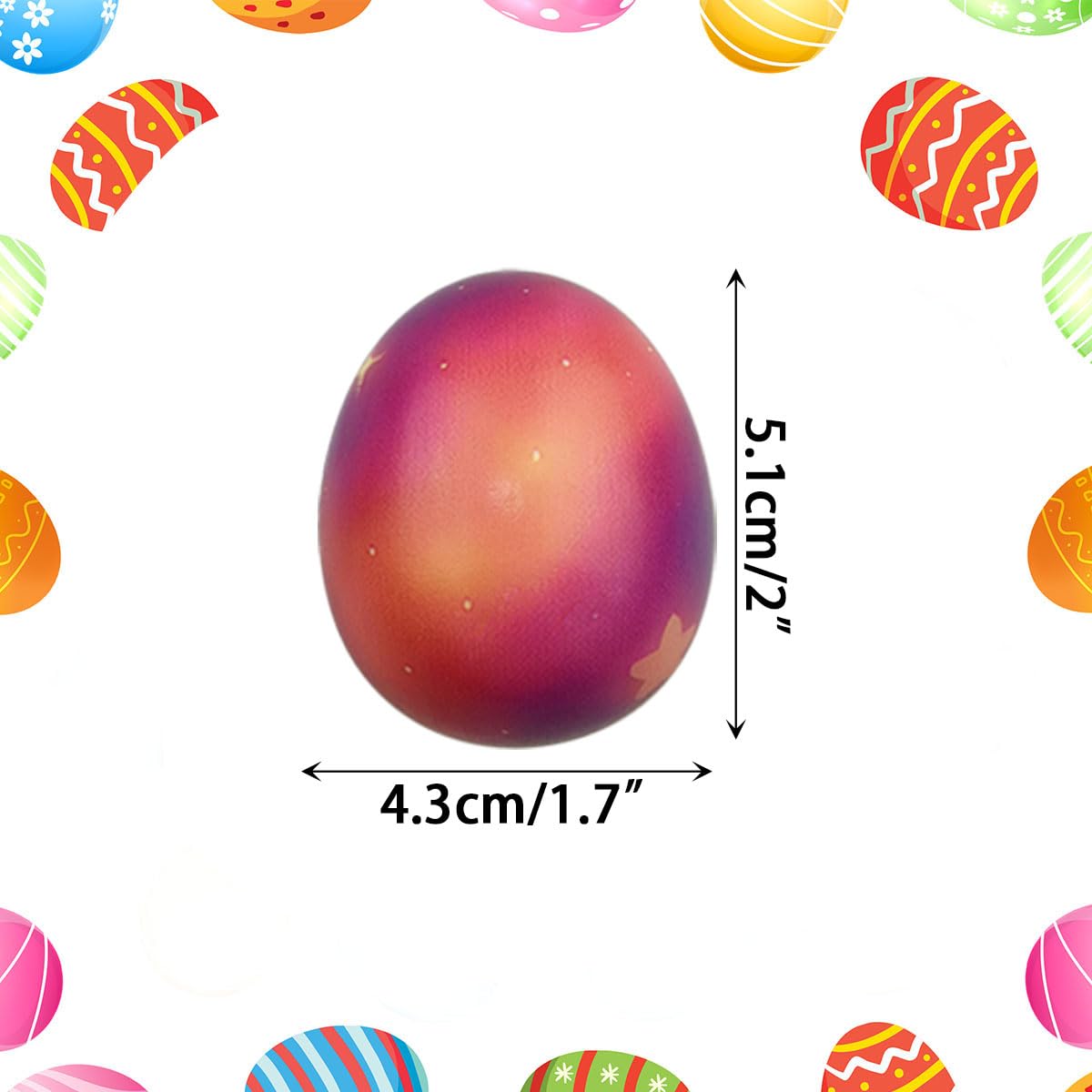 JoFAN Galaxy Easter Eggs 24 Pack – Slow Rising Squishy Toys for Kids and Easter Party Favors