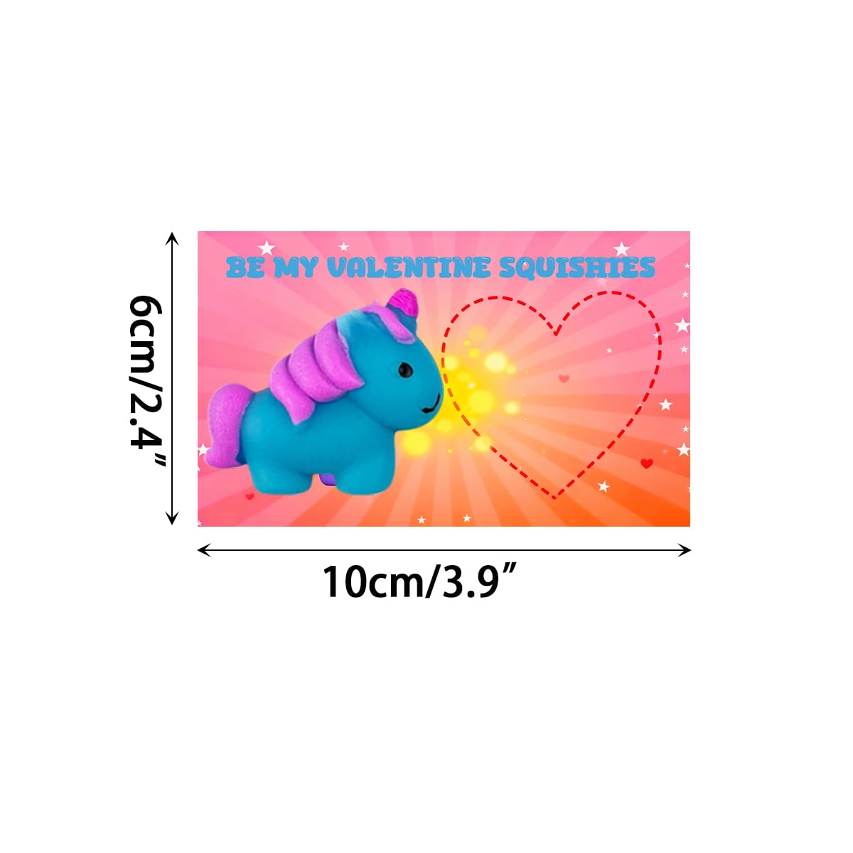 JoFAN 24 PCS Unicorn Mochi Squishy Toys with Valentines Cards – Kids Valentines Gifts & Party Favors