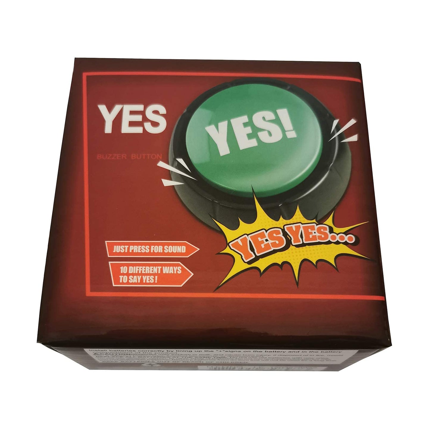 Joffreg YES Sound Button (Green) – Fun Yes Signal Gadget & Gag Gift