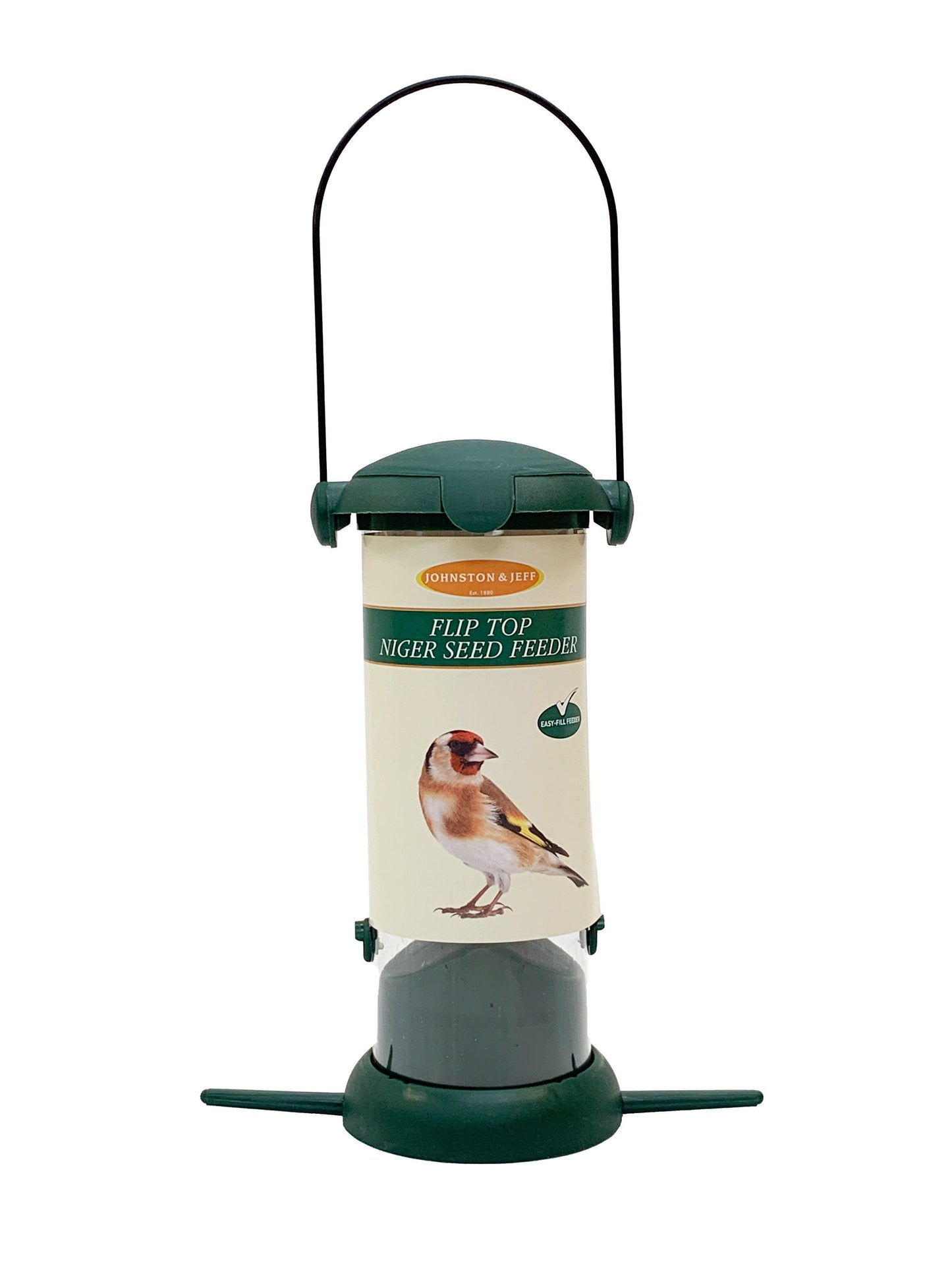 Johnston & Jeff Flip Top Niger Feeder 20cm