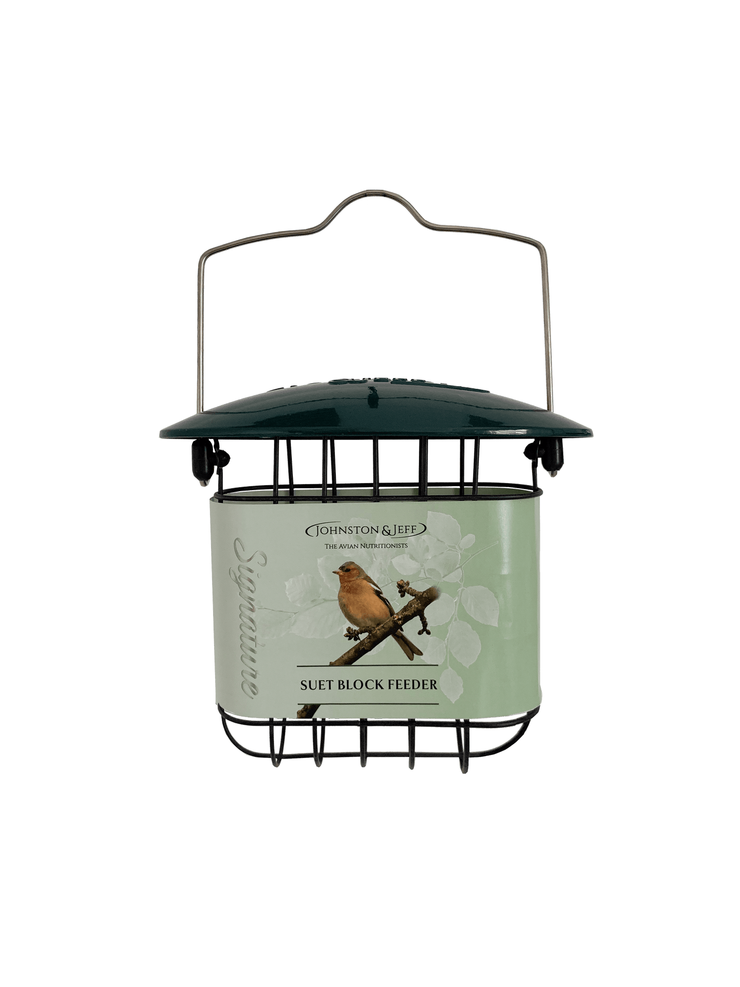 Johnston & Jeff Green Cast Suet Block Feeder 12cm