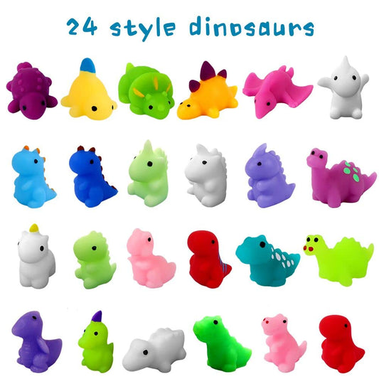 JOICEE 24pcs Dinosaur Squishy Egg Set – Prefilled Easter Eggs for Kids