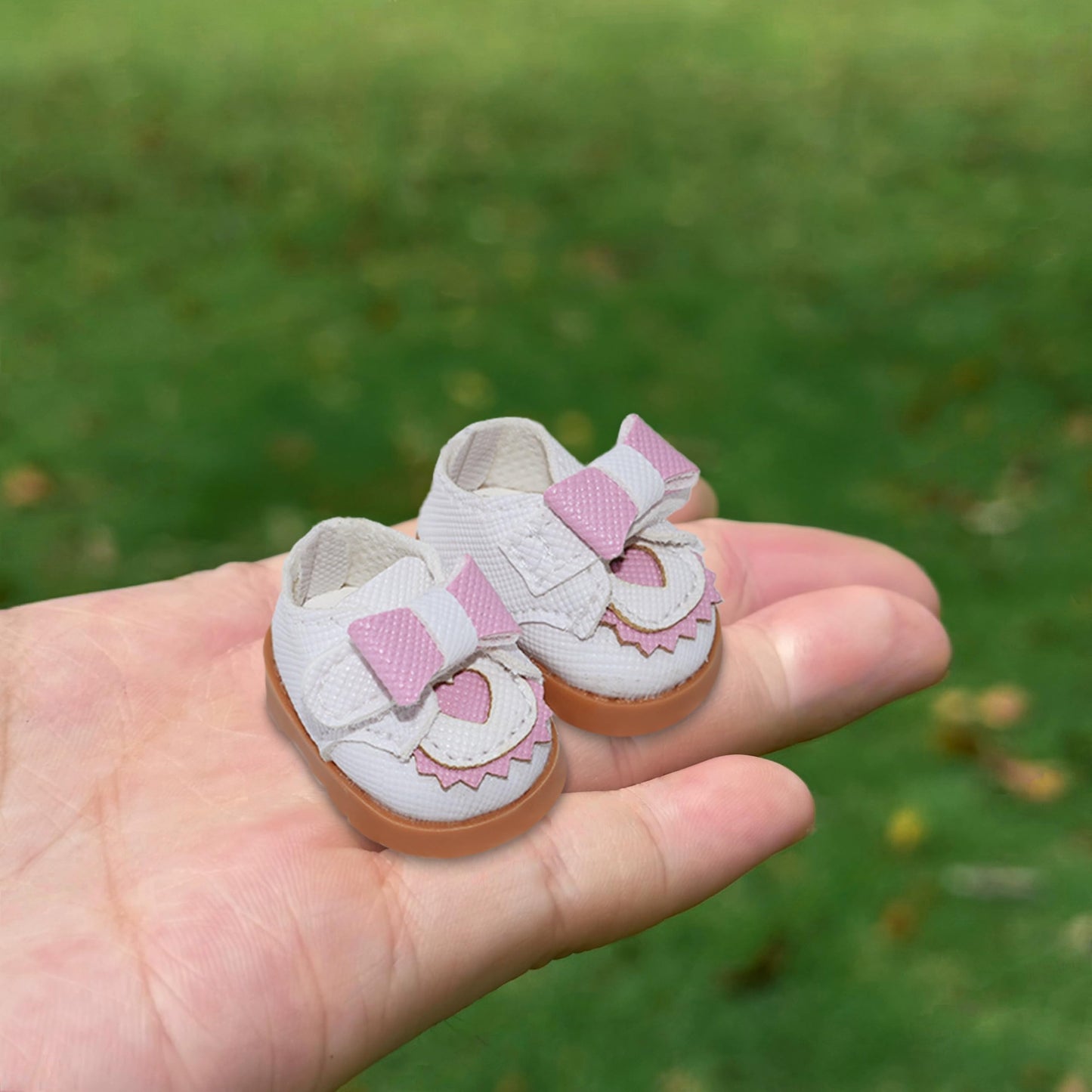 Jojedomo Labubu 17cm Doll Shoes – Pink, Labubu-Compatible Accessories