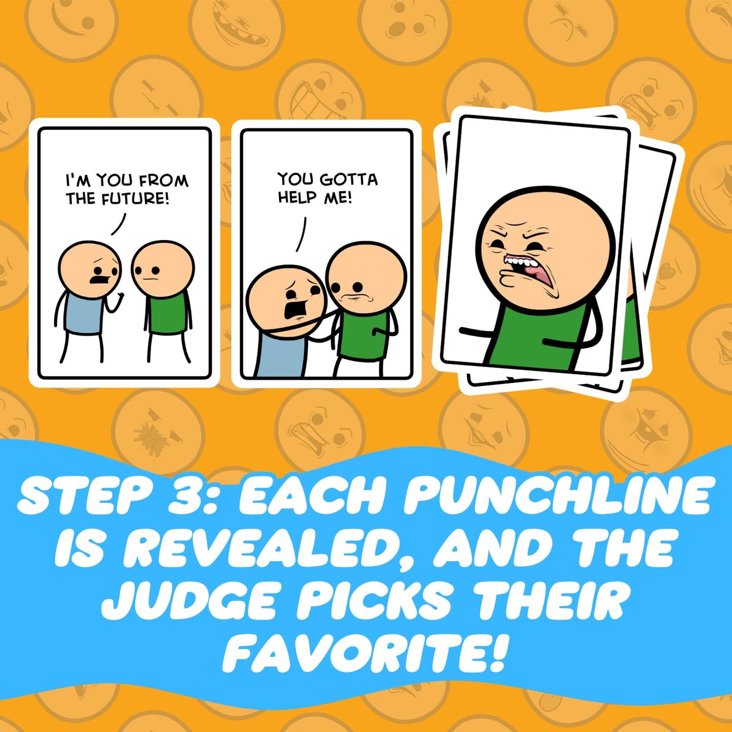 Joking Hazard by Cyanide & Happiness – 360+ Funny & Inappropriate Comic Card Game with Add-Your-Own-Words