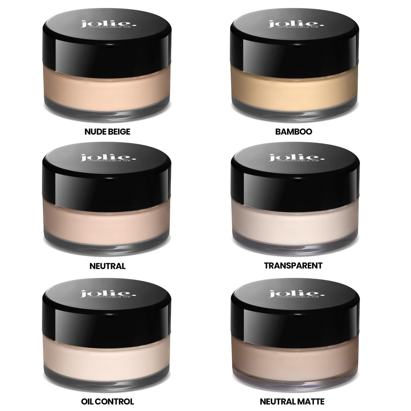 Jolie Micro-Fine Ultra Smooth Loose Setting Powder 21g – Bamboo | Natural Finish & Shine Control