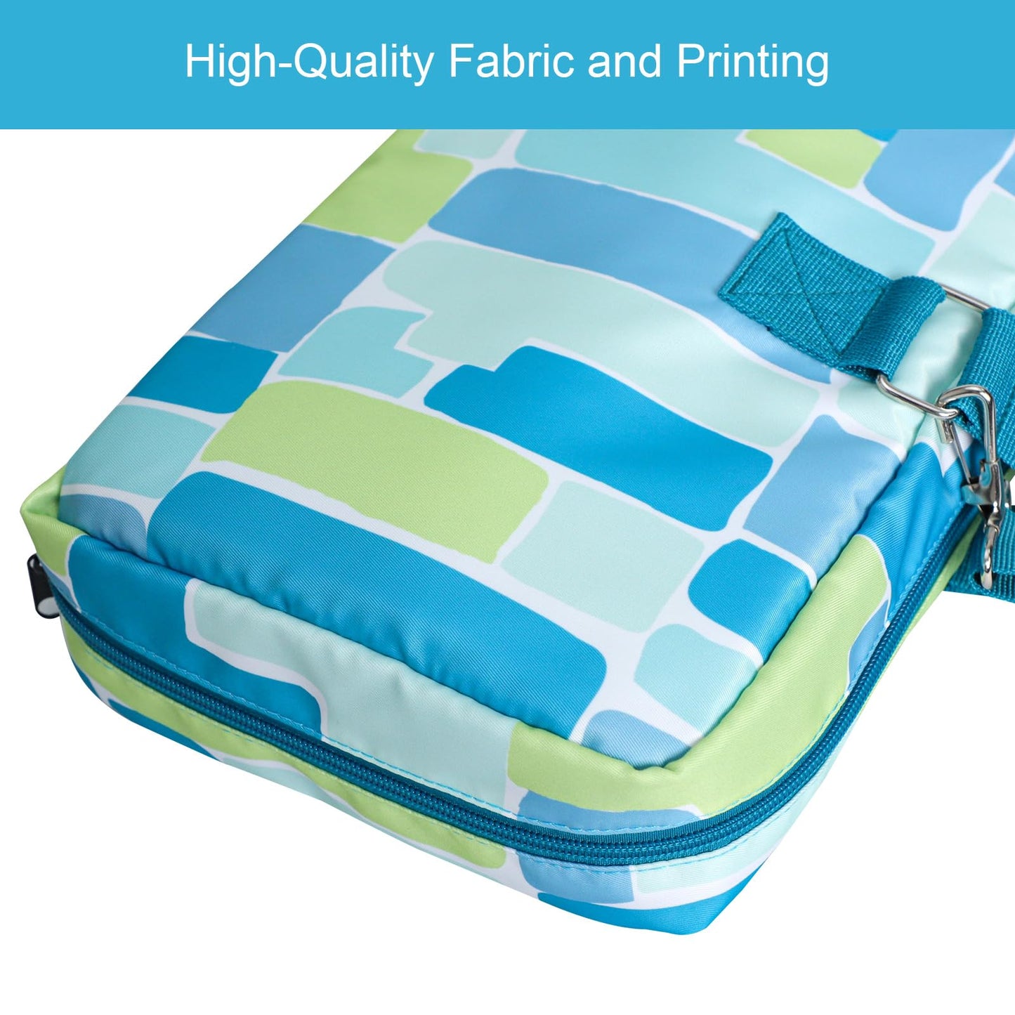 Jongyance Empty Mahjong Rack Bag Green | Holds 4 Racks & Mat, Padded & Durable