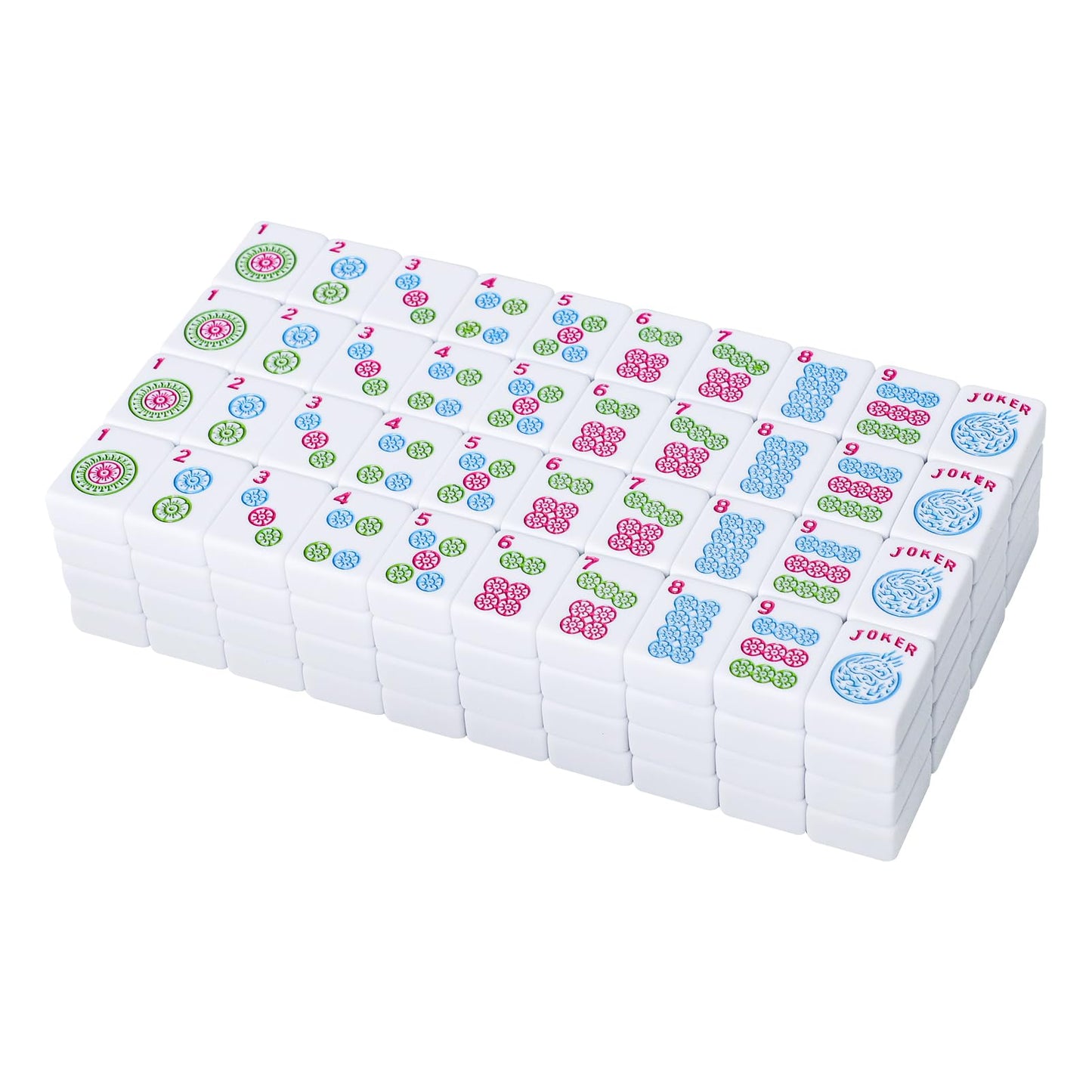 Jongyance American Mahjong Tile Set – 166 Engraved 1.2-inch Tiles (Tiles Only)