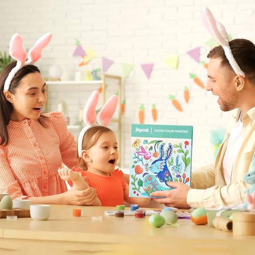 JoyCat Paint with Water Coloring Books for Toddlers – Mess-Free Watercolor Set for Kids 3-5 (Easter Theme)