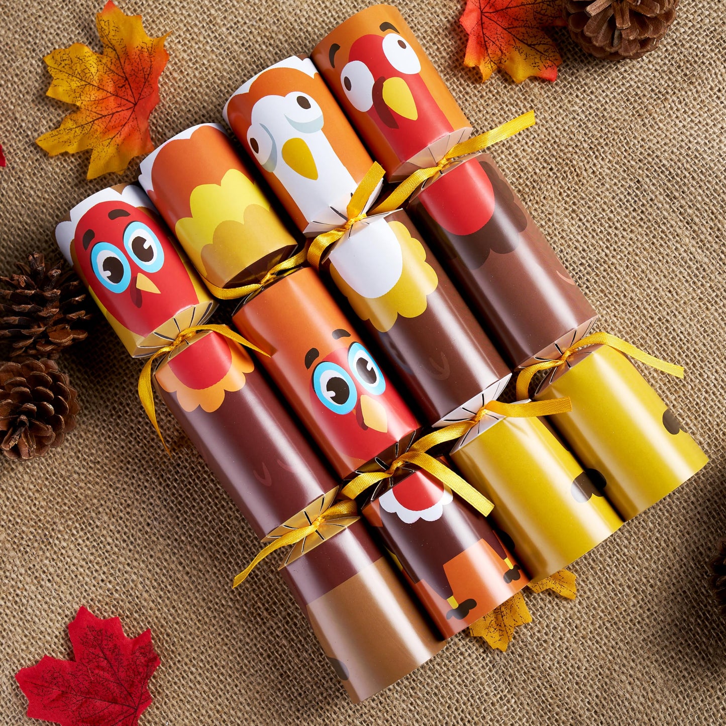 JOYIN 8-Pack Thanksgiving No-Snap Party Favors – Turkey Style Party Games & Gifts
