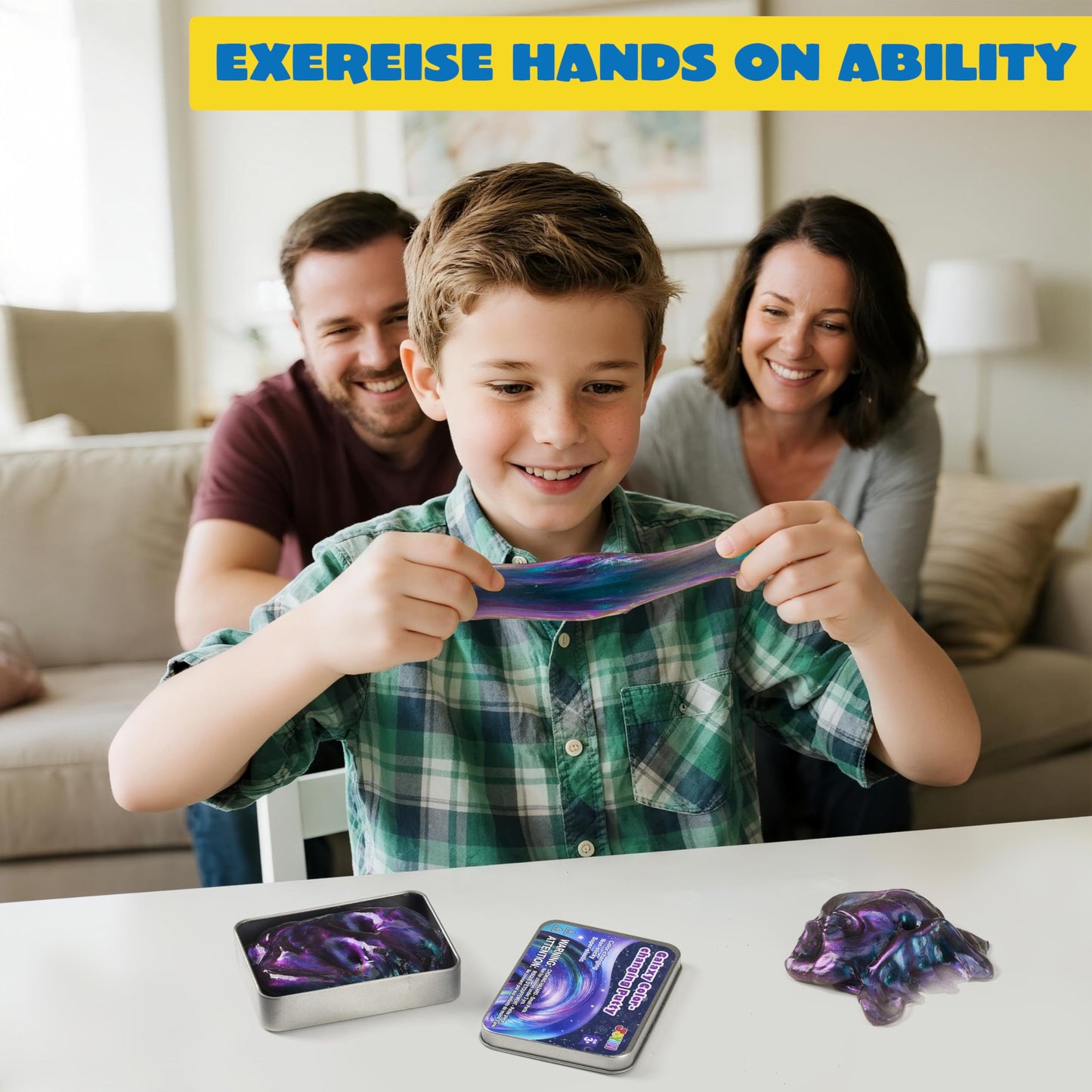 JOYIN Galaxy Color-Changing Putty – 4.2oz Sensory Fidget Toy
