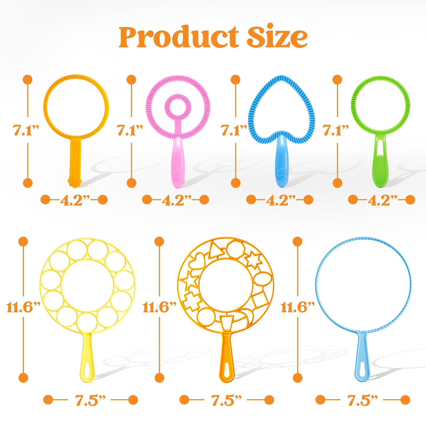 JOYIN 29-Pcs Big Bubble Wands Set — Giant Bubbles for Outdoor Play & Parties