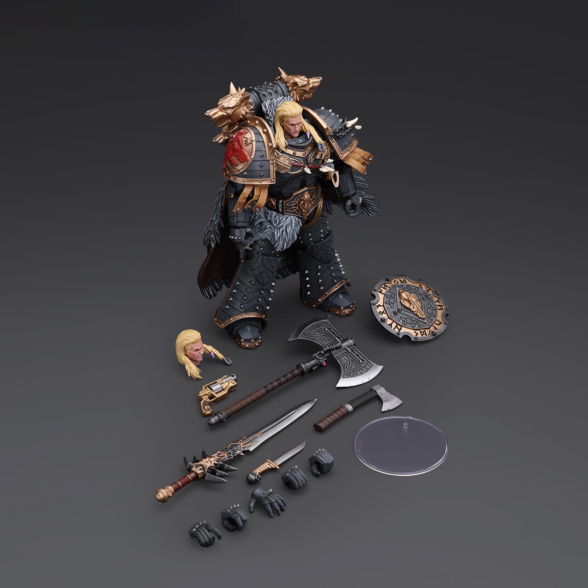 JOYTOY Leman Russ 1/18 Warhammer 40K Space Wolves Primarch Action Figure – 7.04-Inch Collectible