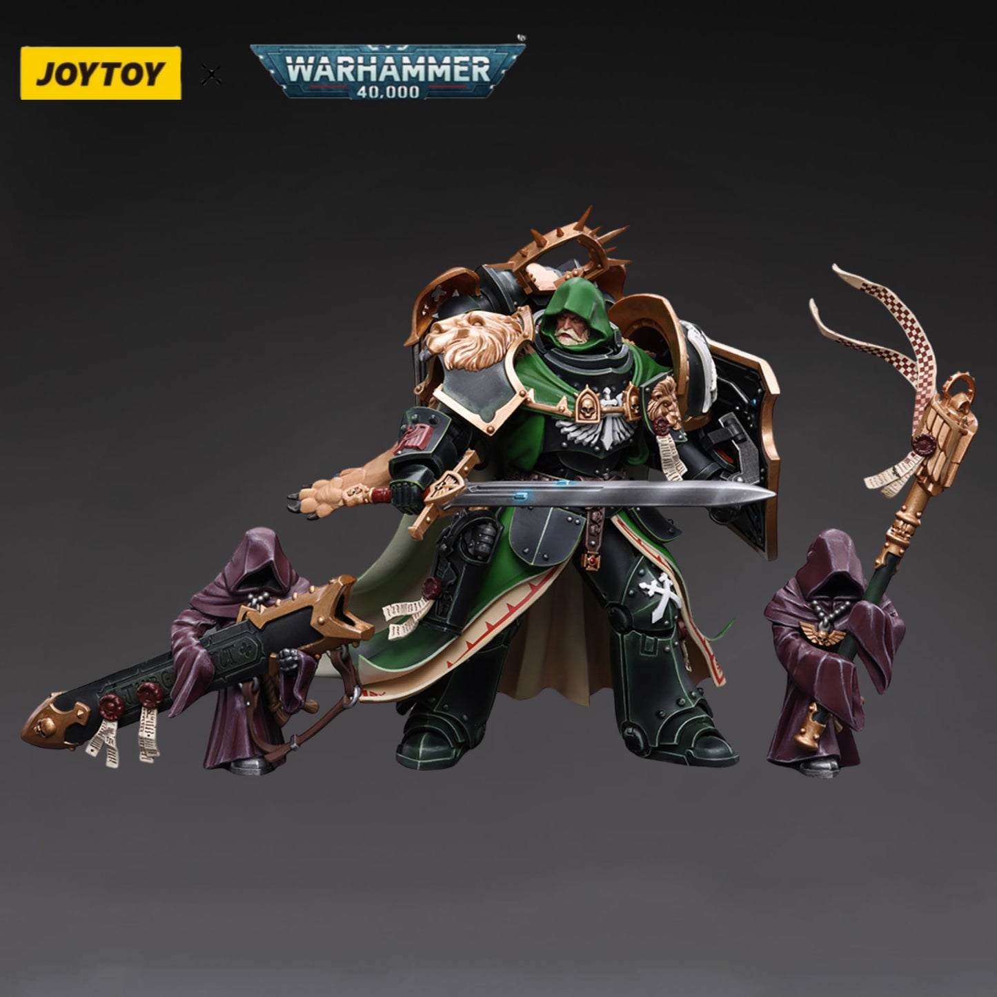 JOYTOY Lion ElJonson 1/18 Action Figure – Dark Angels Primarch | 7.08-Inch Collectible