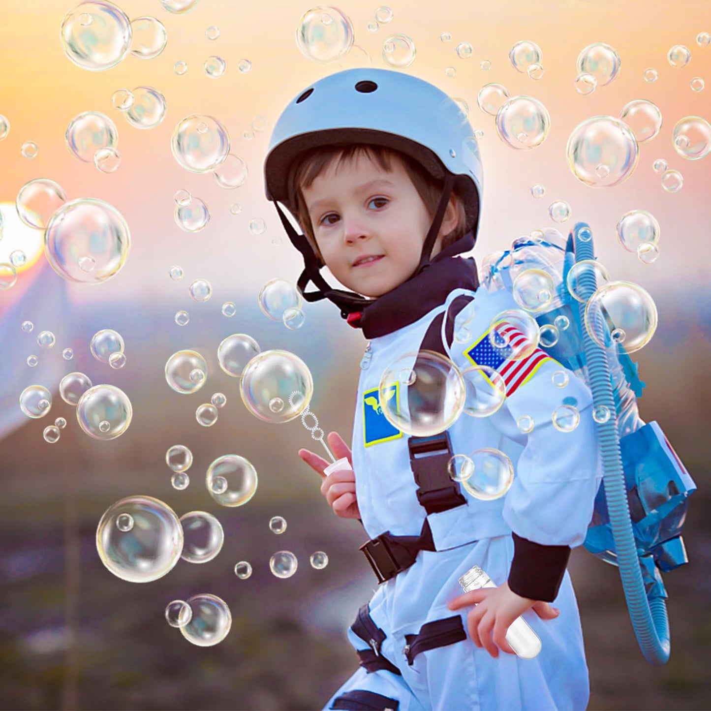 JOYYPOP 24-Pack Mini Space Bubble Wands – Astronaut Party Favors for Kids