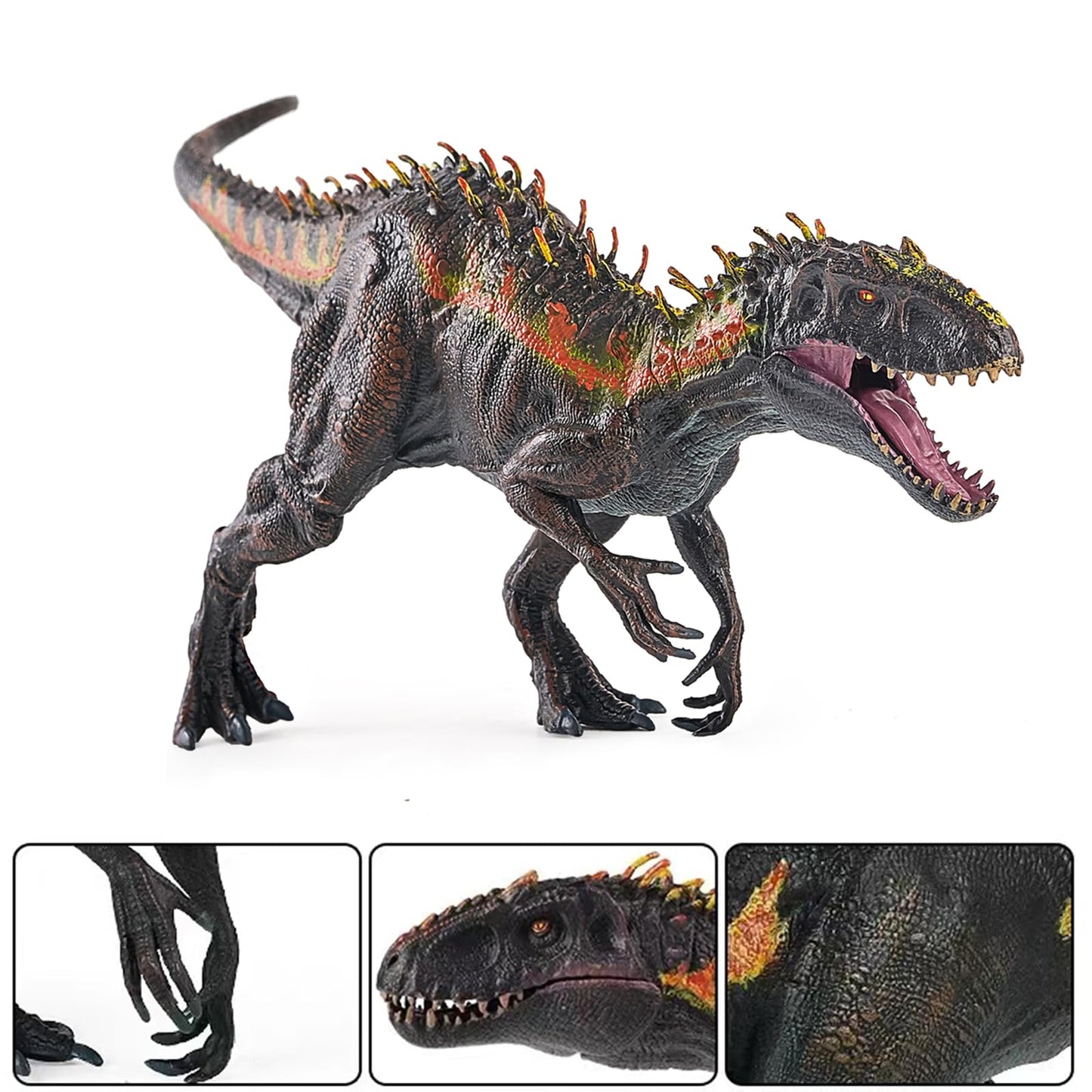 JR PARK Large Realistic T-Rex Toy – 15.7-inch Figure with Movable Jaw for Kids 8+