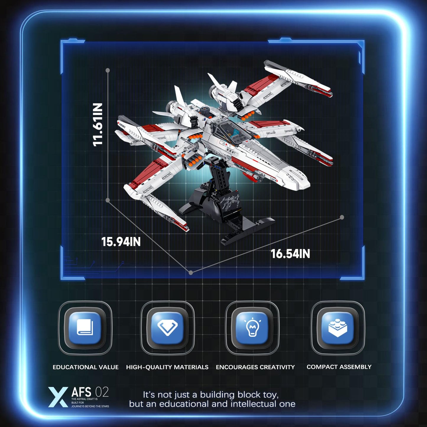 JTBBOY Space War Fighter Building Set – Adult Collectible Display & Gift