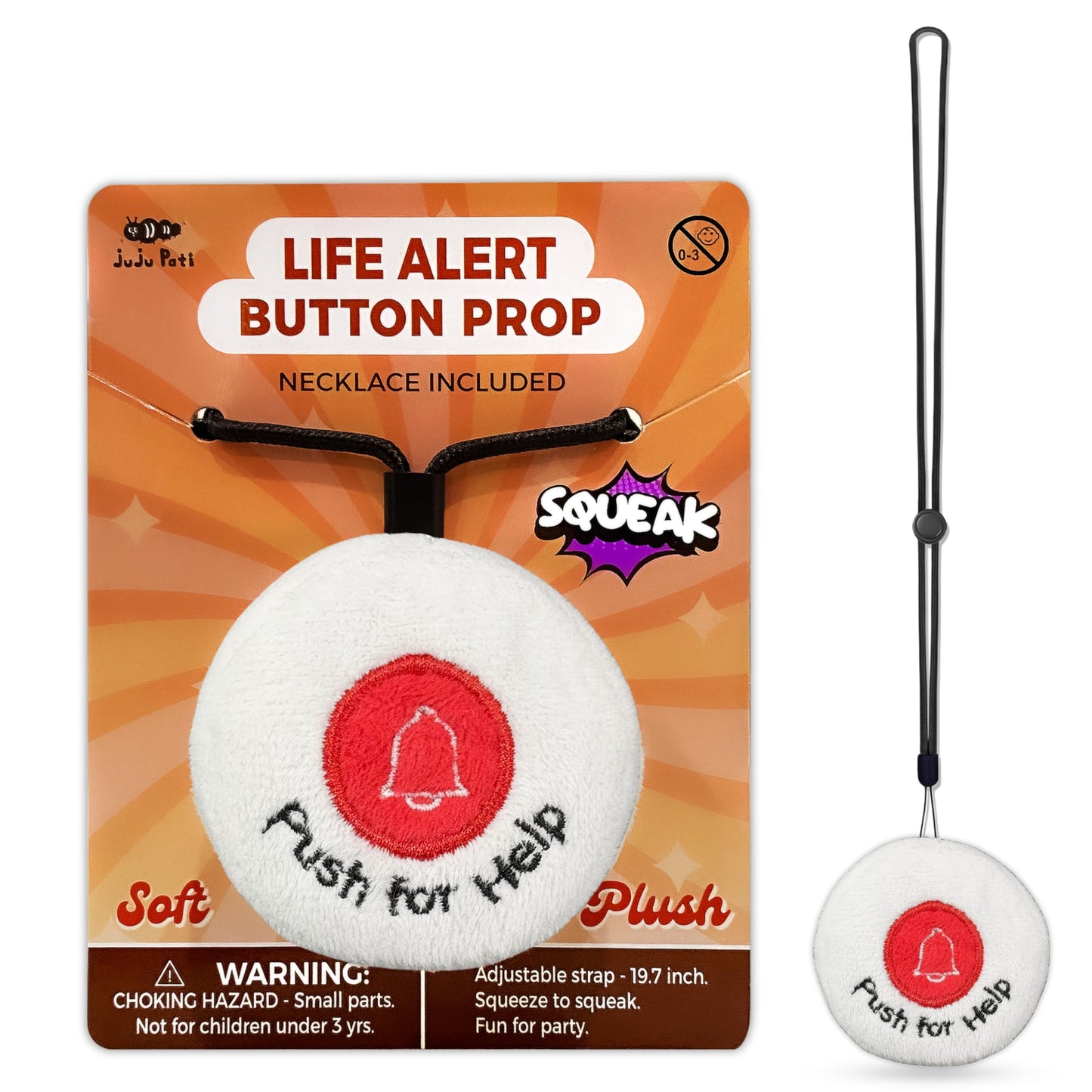 juju Pati Fake Life Alert Prop | 100 Days of School Costume Accessory