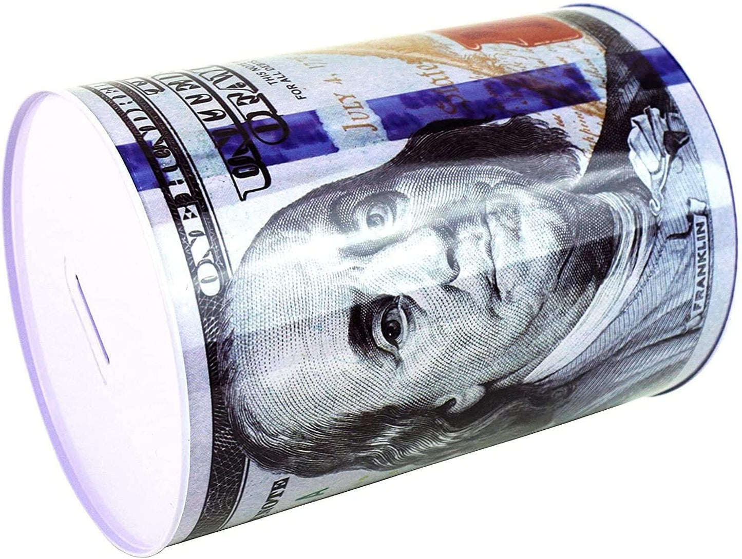 Julysgift $100 Dollar Bill Piggy Bank - 7.25 Inch Tall Coin Jar