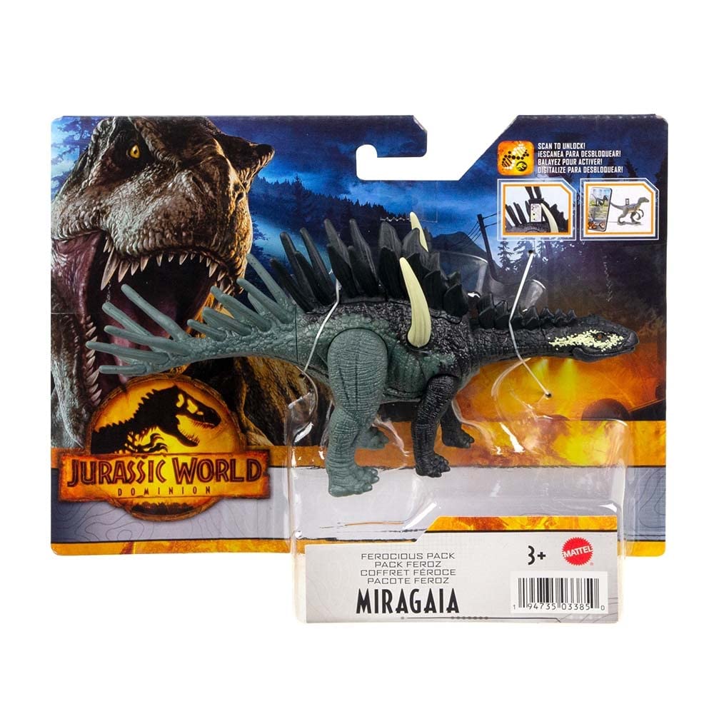 Jurassic World Dominion Ferocious Miragaia Dinosaur Toy Figure – No Assembly, 7-Inch, Ages 3+