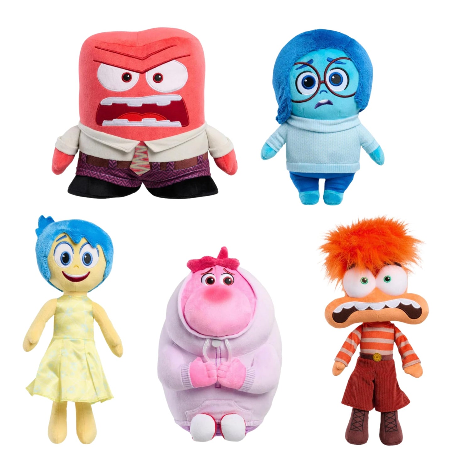Just Play Inside Out 2 Large Plush – Sadness (12-Inch) | Collect Joy, Anger, Anxiety & Embarrassment