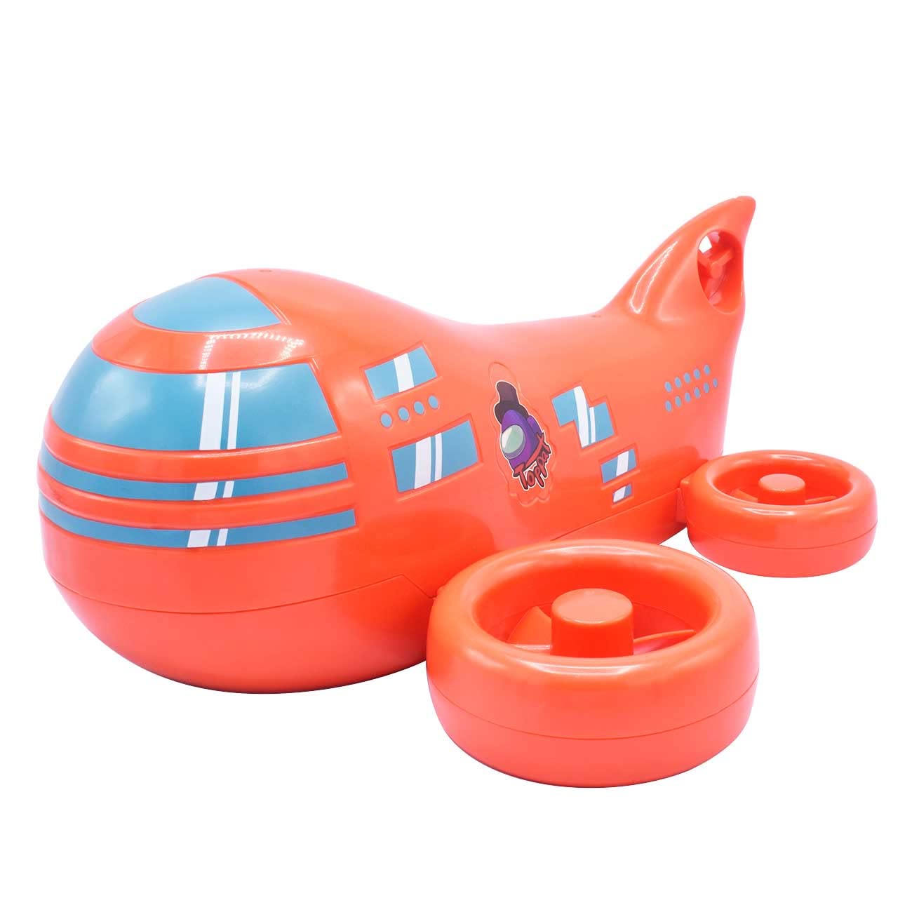 Just Toys LLC Among Us Airship Playset – 10-Inch Licensed Airship with Detachable Top & 2 Exclusive Mini Figures