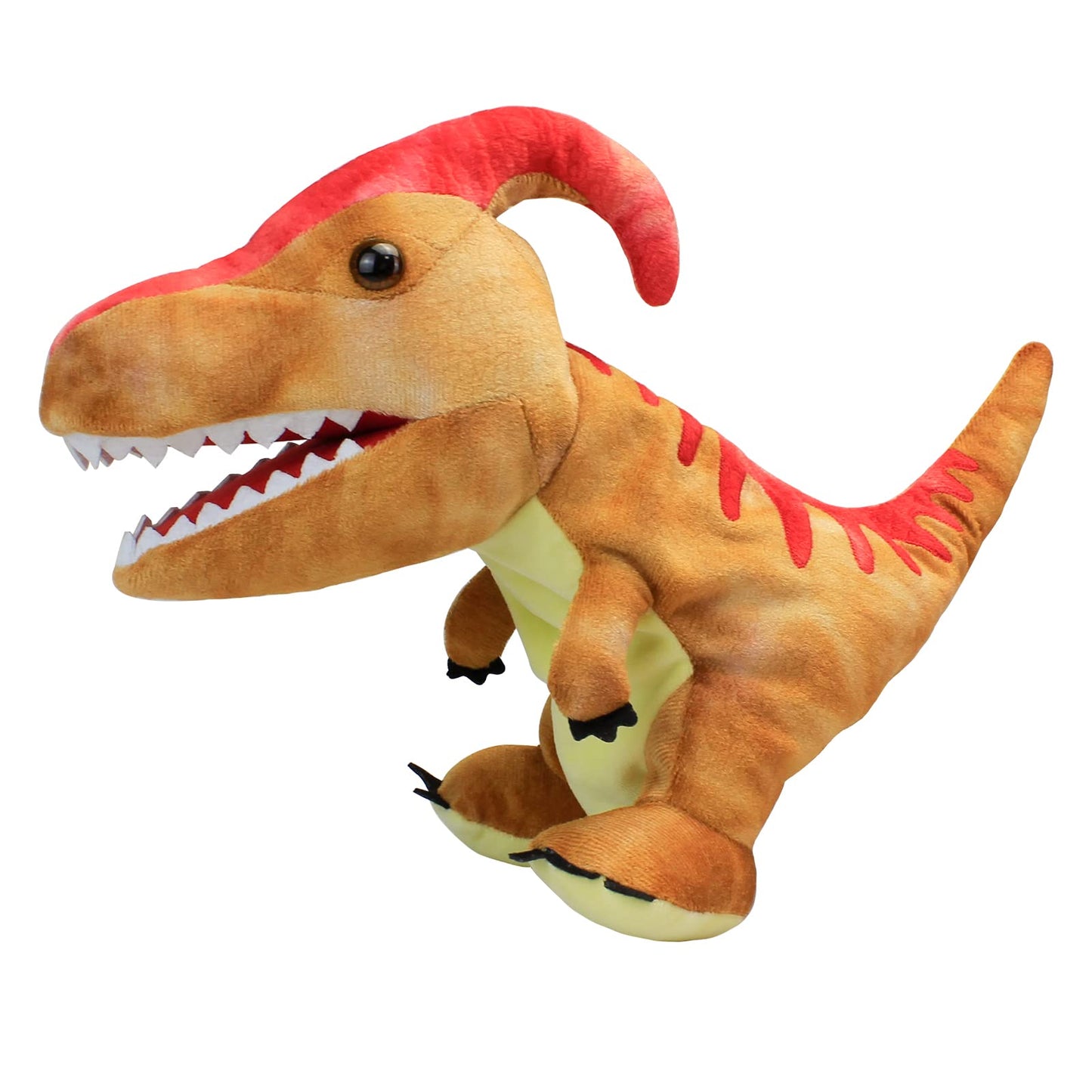 JUSTQUNSEEN Dinosaur Hand Puppets for Kids | Plush Dinosaur Toys