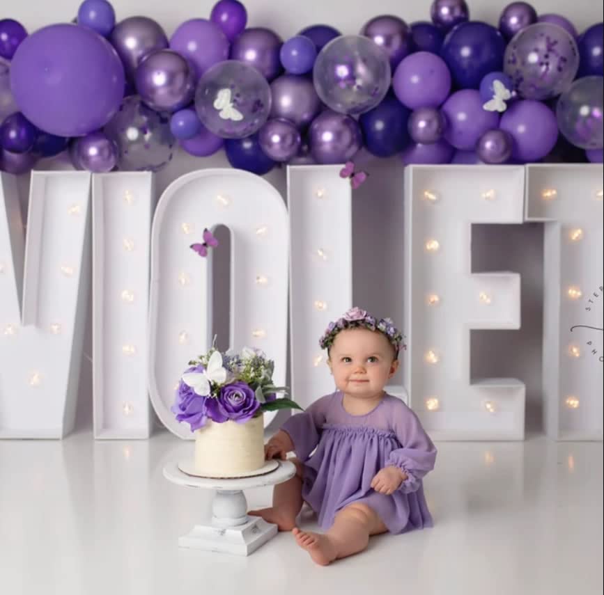 JW Passion 3ft Mosaic Balloon Frame Letters DIY Kit – Large Backdrop Decor for Parties