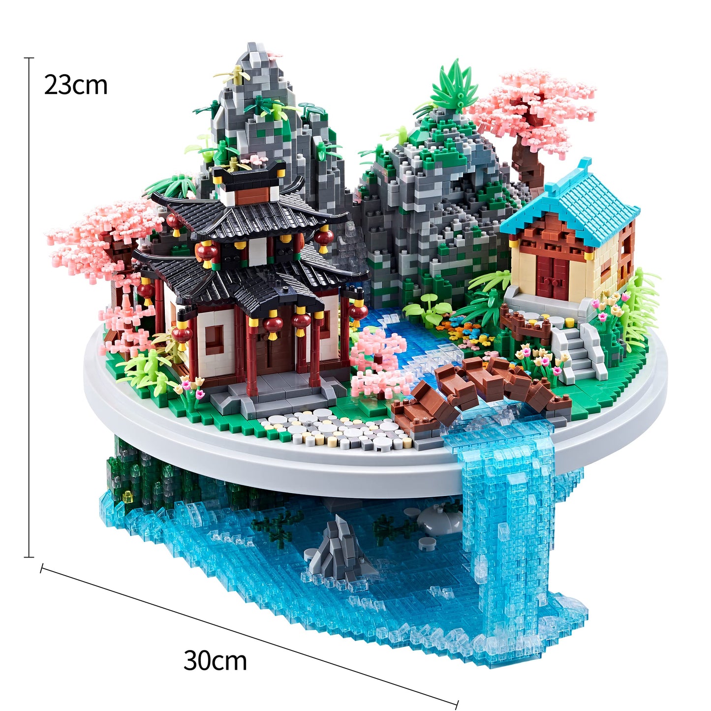 JXRLMB 7626 Micro Building Blocks Set – Cherry Blossom Tree Model for Adults (14+)