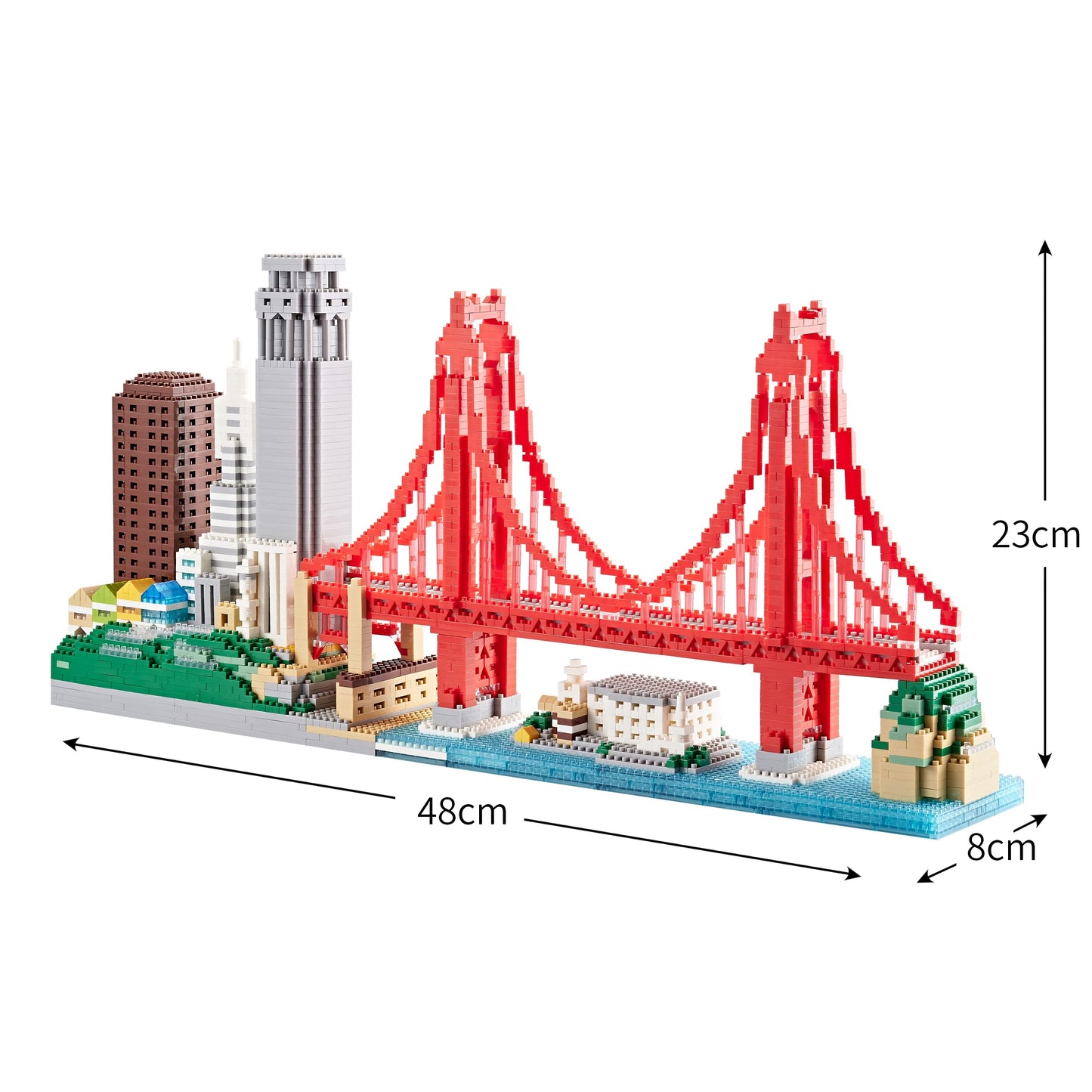 JXRLMB Micro Building Blocks Set for Adults – San Francisco Skyline 3574 PCS