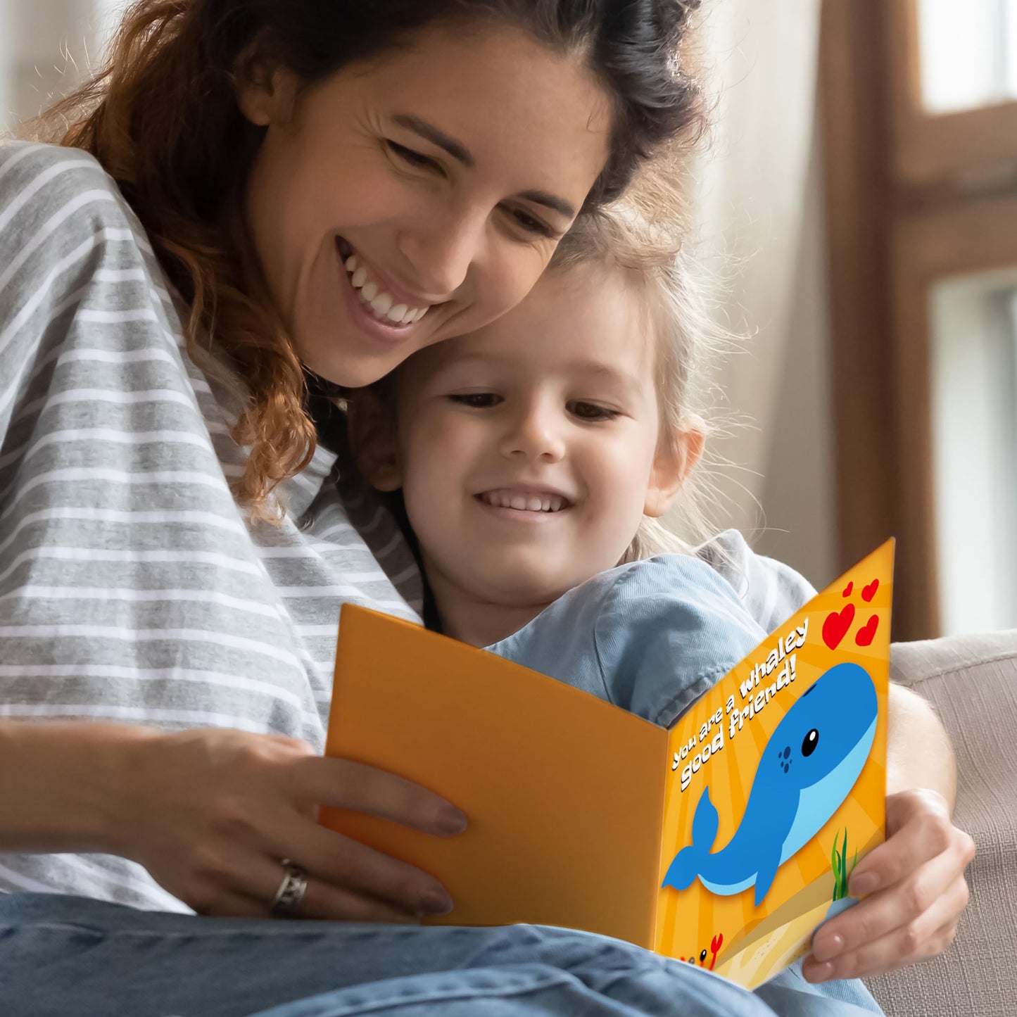 Kangaroo 28 Pack Sea Life Valentines Day Cards with Envelopes – Word Search Classroom Cards for Kids
