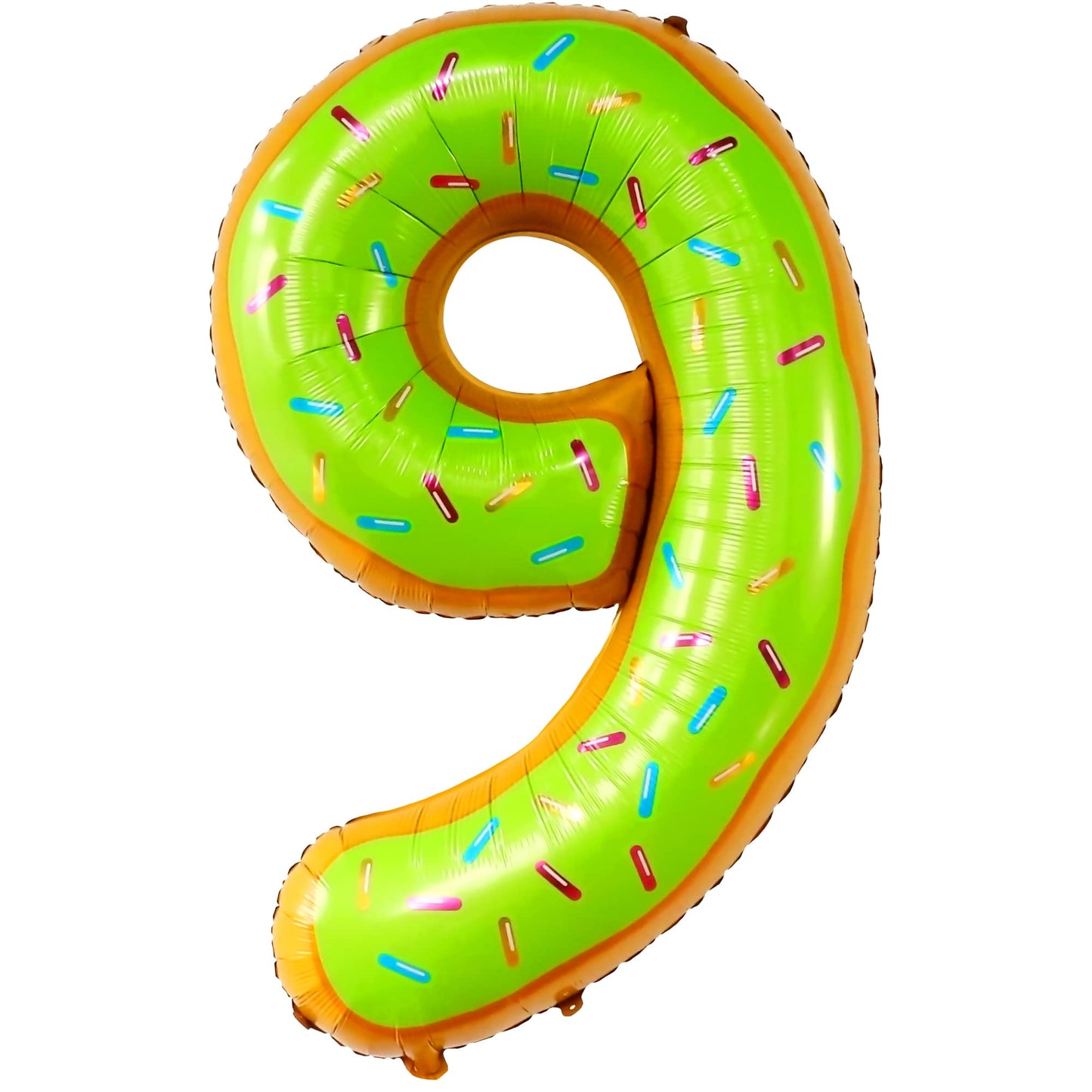 KatchOn Huge 40-Inch Donut Number 9 Balloon | 9th Birthday & Anniversary Decor