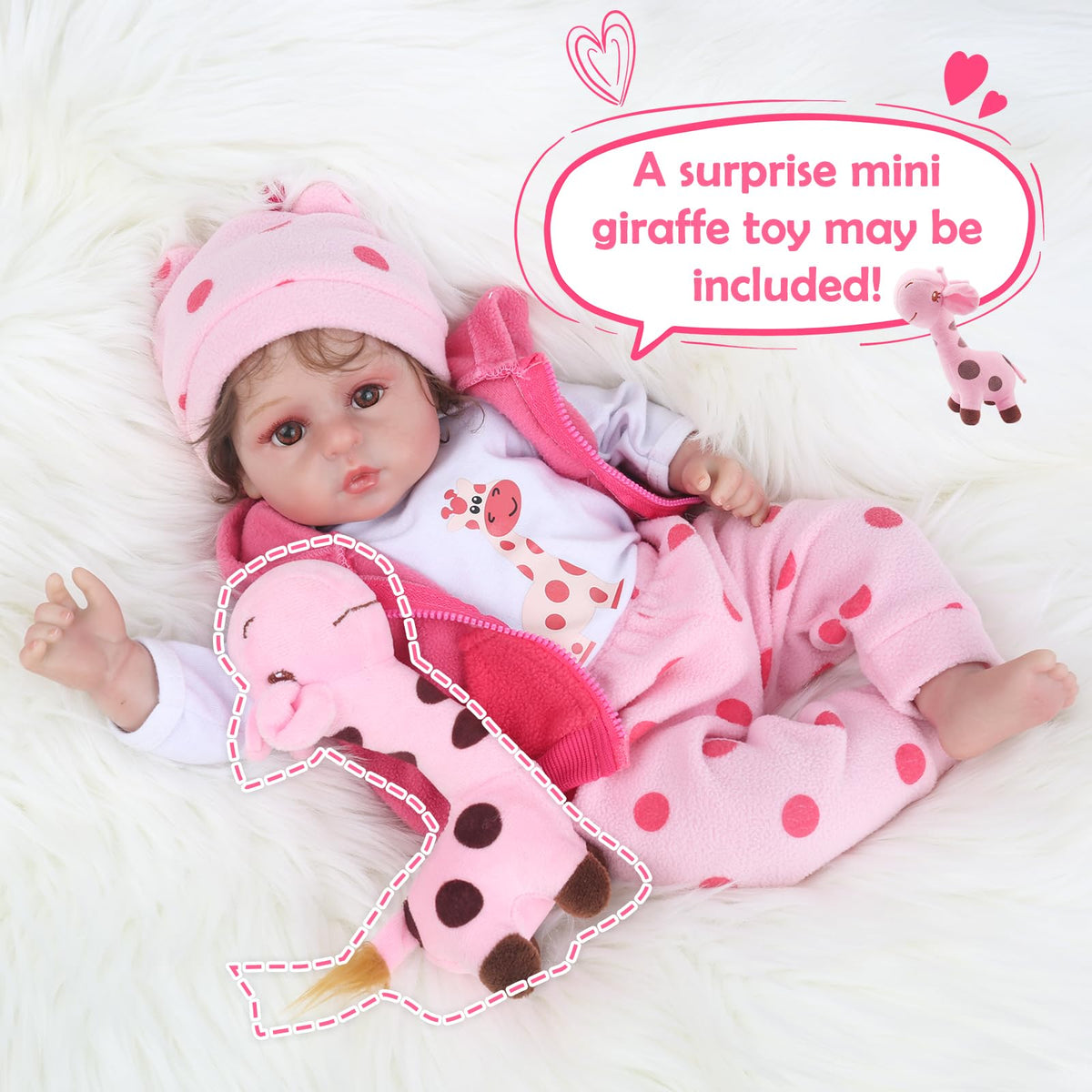 Kaydora Reborn Realistic 18-Inch Baby Doll – Lifelike Toddler Girl