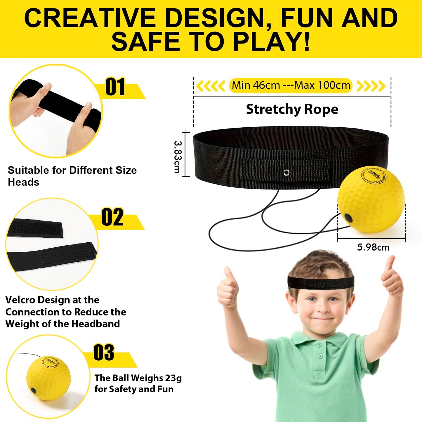 KEIFUKUH Funny Gadgets Ball – Valentines Day Gifts for Boys and Teens | Fun Coordination & Quick Reflex Training
