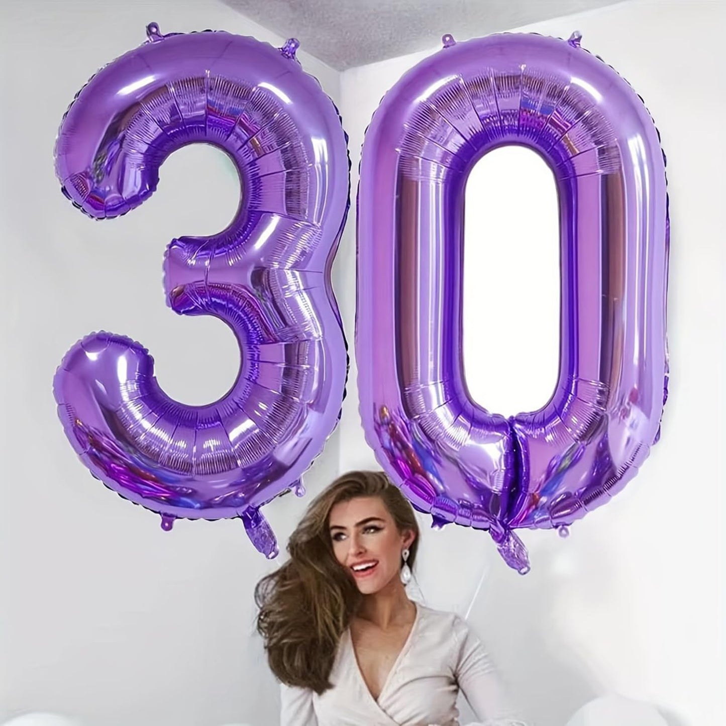 Kelfuoya 40-Inch Purple Number 14 Balloon – Jumbo Digital Foil Balloon for Birthday & Anniversary Parties