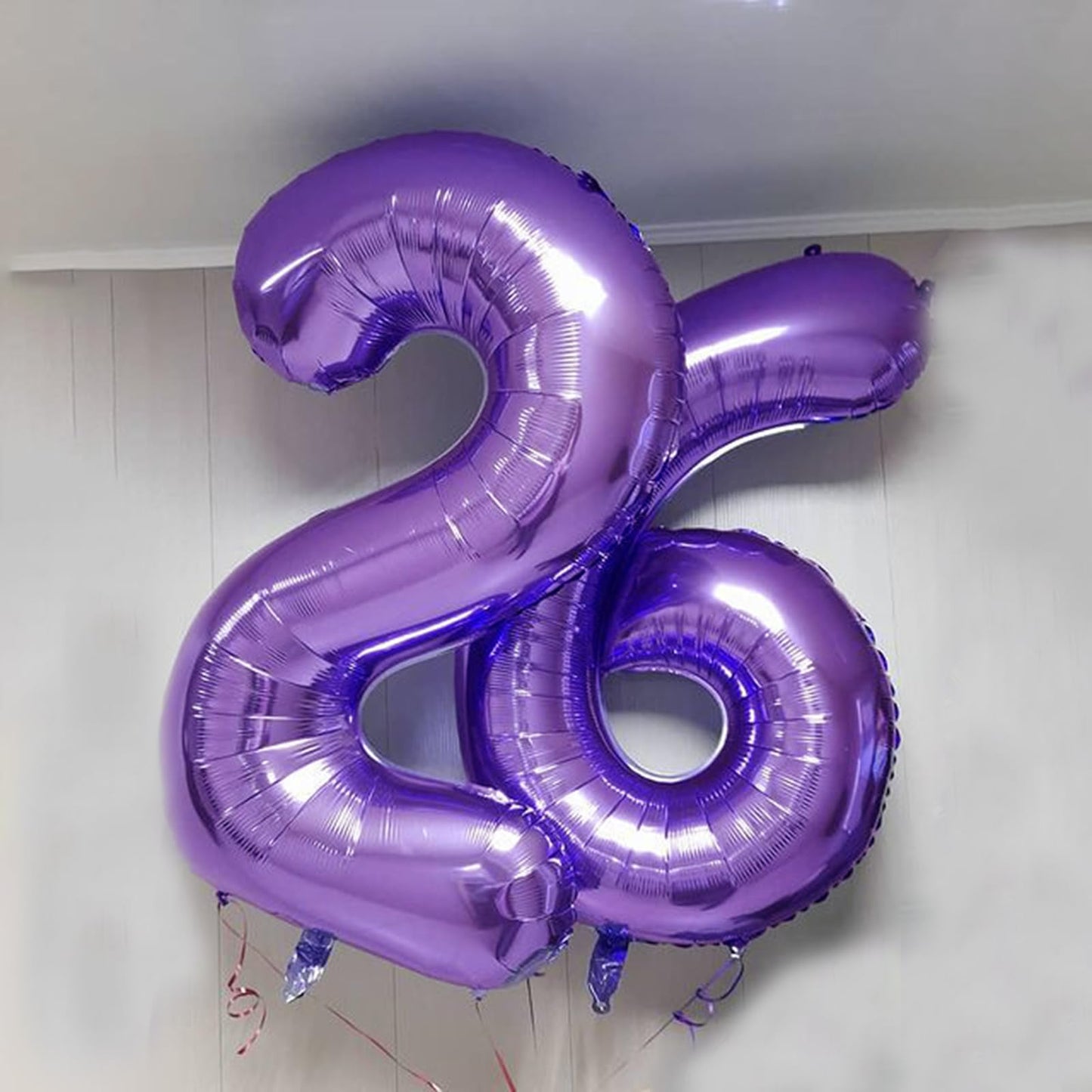 Kelfuoya 40-Inch Purple Number 19 Balloon – Jumbo Mylar Foil Party Decor