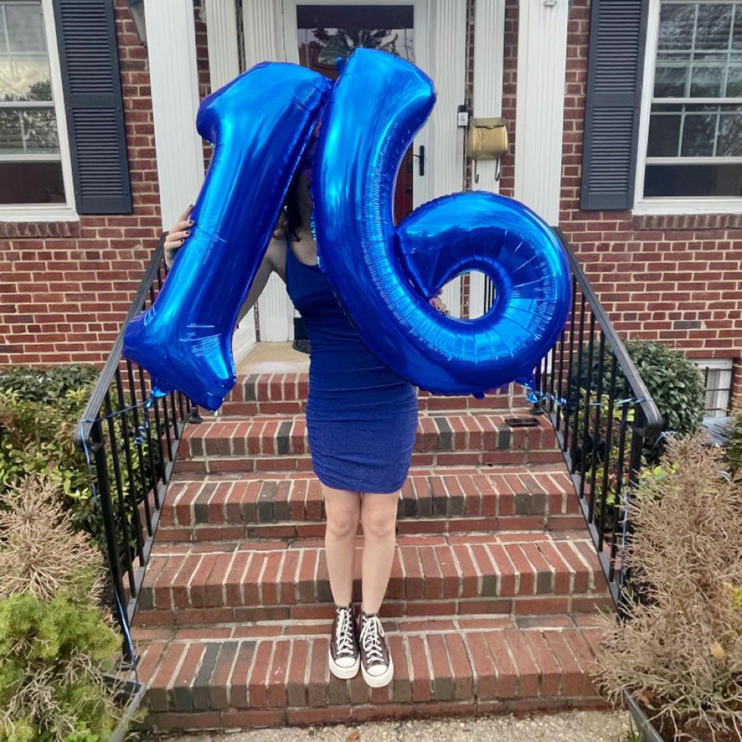 Kelfuoya 40-Inch Navy Blue Number 9 Foil Balloon | Jumbo 9 Balloon for Birthdays & Celebrations