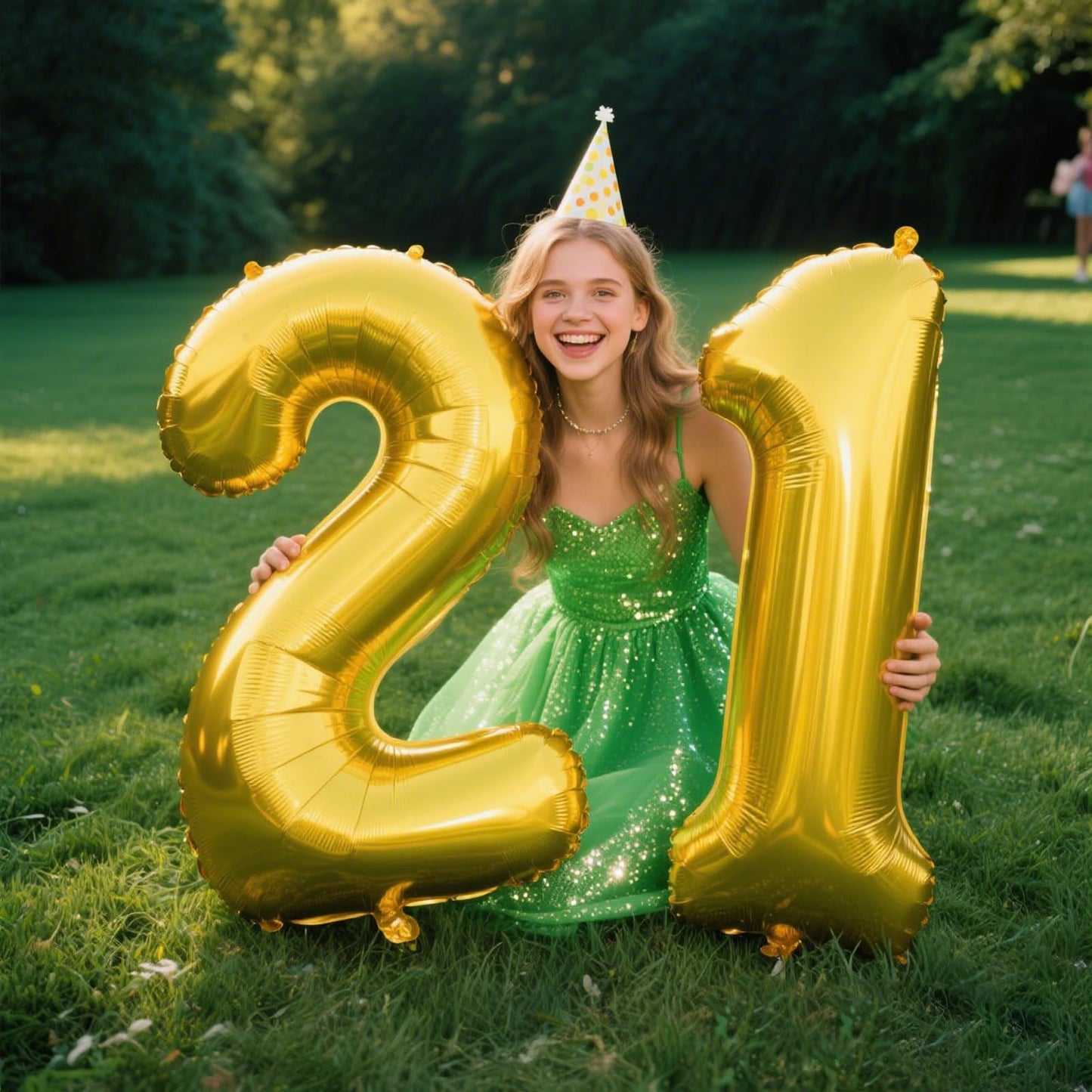 Kelfuoya 40 Inch Gold Number 11 Balloon – Jumbo Mylar Foil Balloons for 11th Birthday, Weddings & Anniversaries